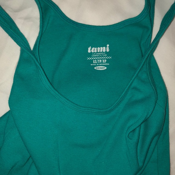 Old Navy turquoise TAMI tank top - Picture 5 of 5